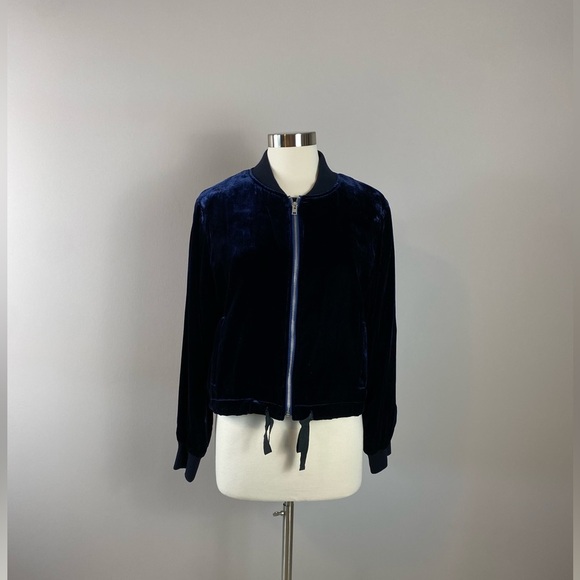 NWTs J Crew Velvet Bomber Jacket - Picture 5 of 16